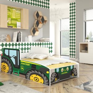 Dječji krevet TRAKTOR ZELENI s madracem 140x70 - Slika 1