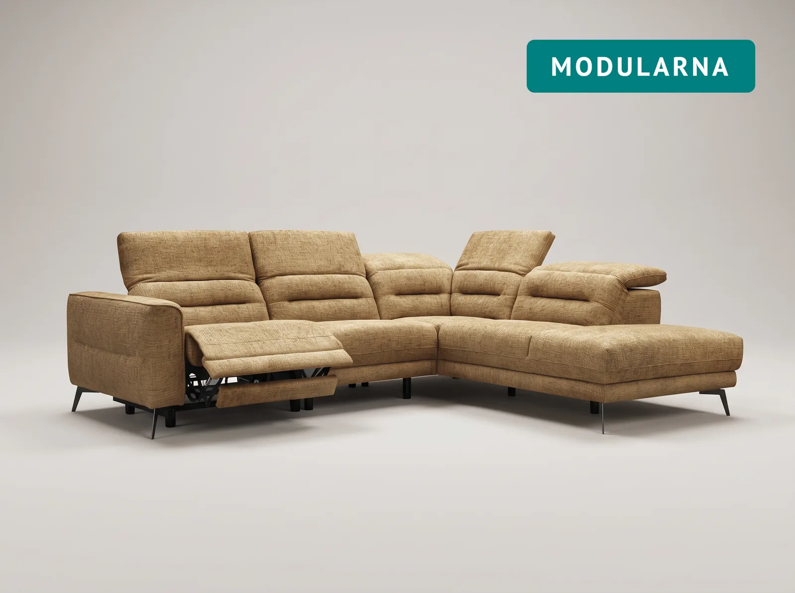 Kutna garnitura Bali, modularna, dizajn Poldem