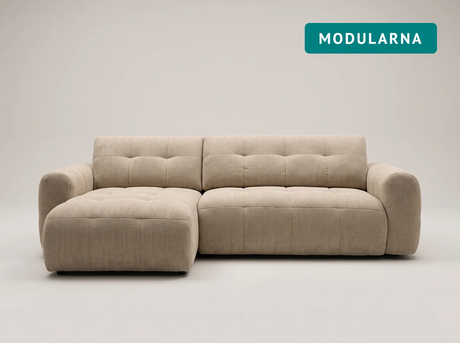 Kutna garnitura Yoko, modularna, dizajn Poldem